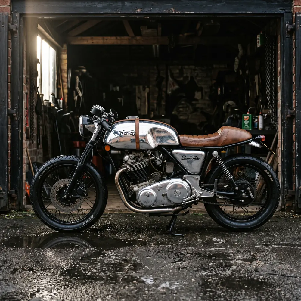 Motorcycle to Charcoal, the original photo